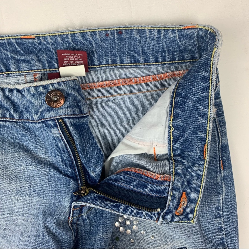 Bongo Juniors 13 32 Patchwork Denim Distressed Bl… - image 5